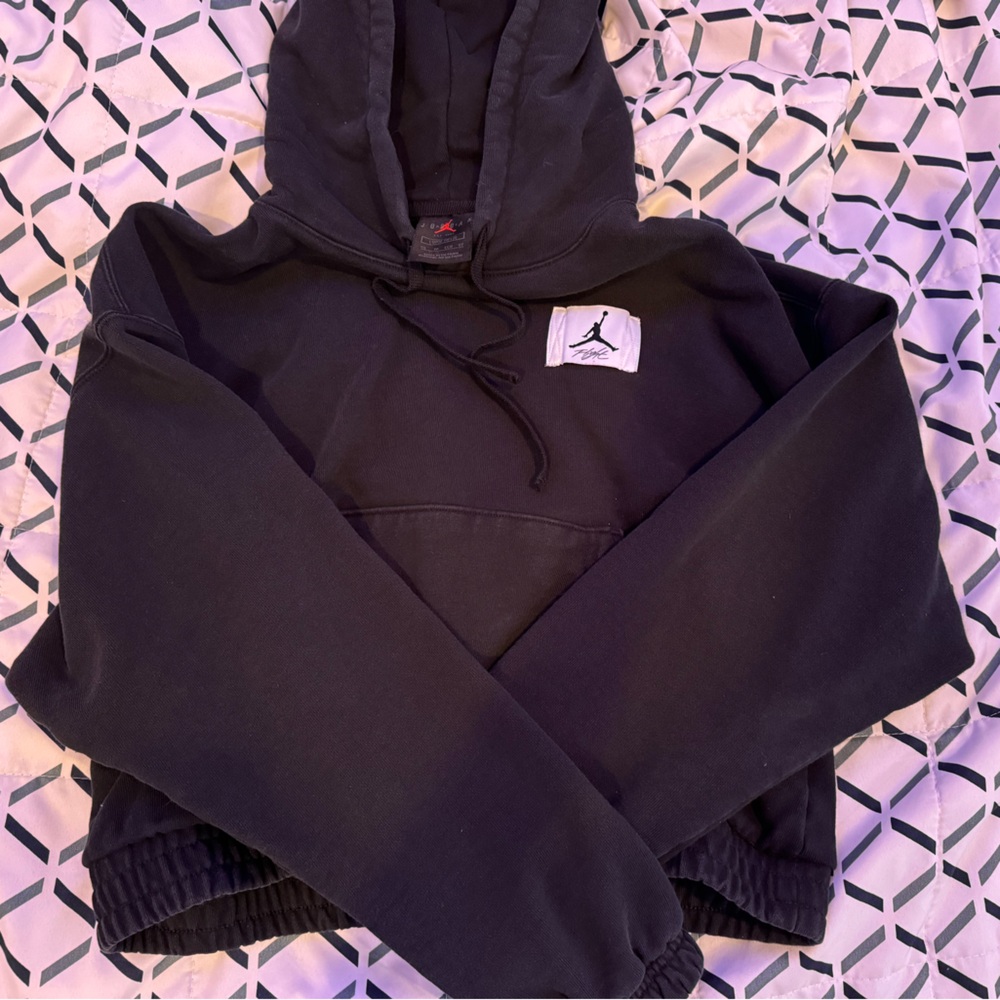 Jordan hoodie oversized cropped no flaws like new